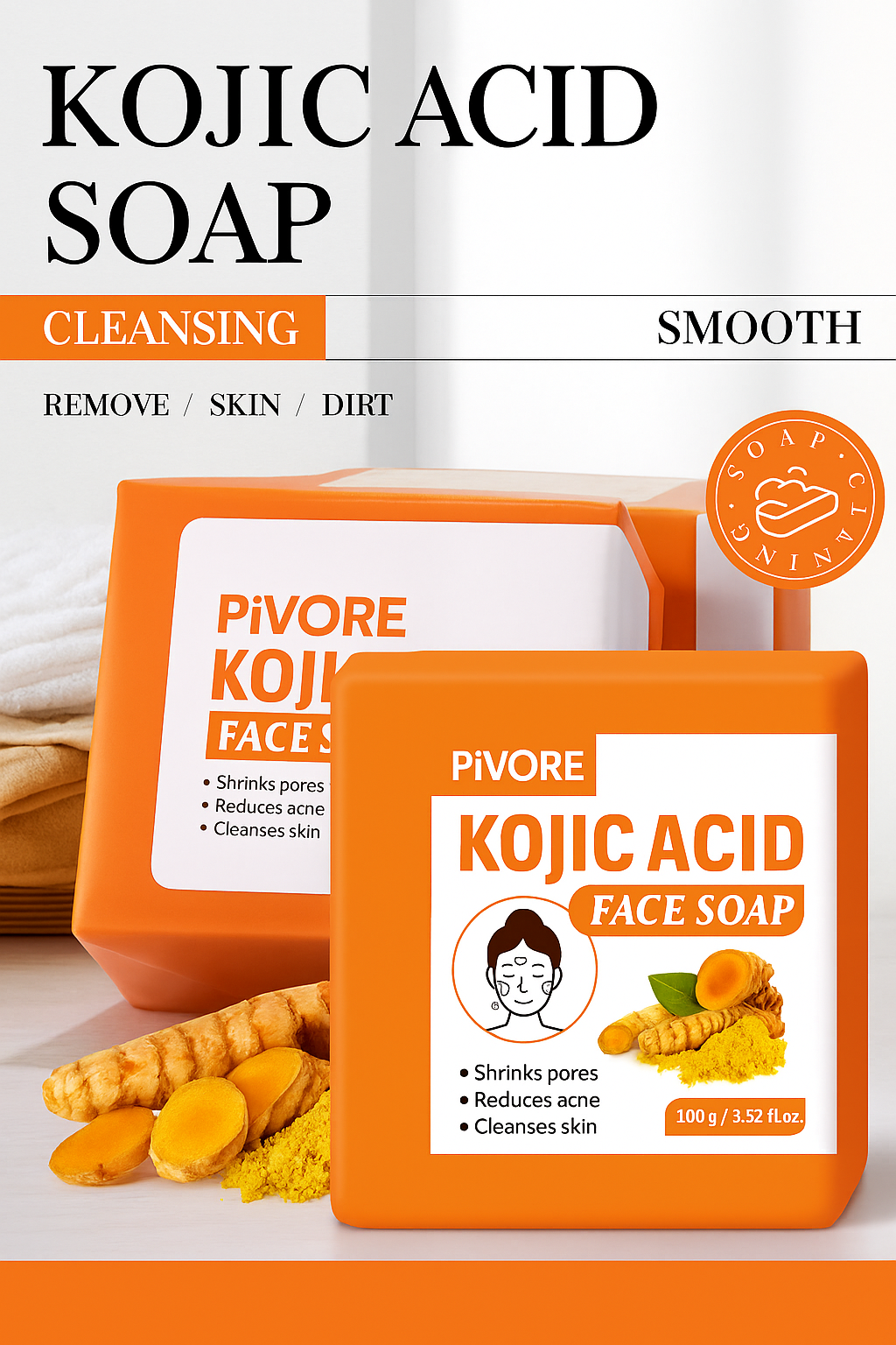 PIVORE Golden Tone™ Soap