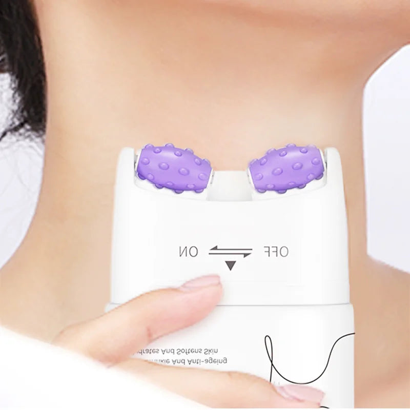 SADOER™ Collagen Neck Cream – 5-in-1 Lifting & Firming Roller | Moisturizes, Brightens & Smooths Wrinkles
